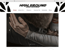 Tablet Screenshot of highgroundbjj.com